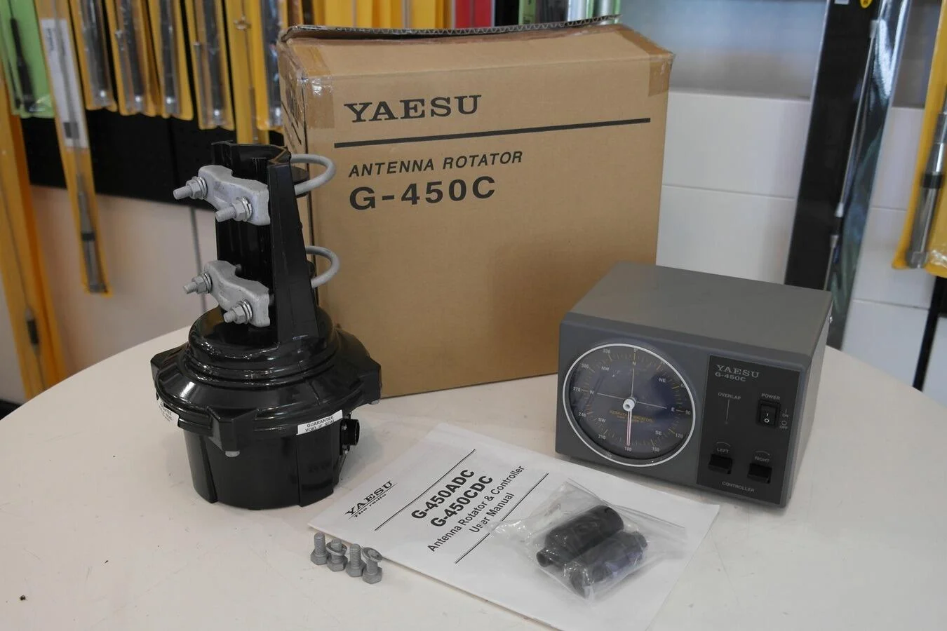 USED COMPUTER CONTROLLED LIGHT DUTY ANTENNA ROTATOR YAESU G-450CDC - Image 8