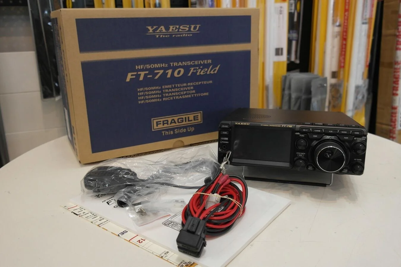 Used YAESU FT-710 FIELD HF/50/70MHZ SDR TRANSCEIVER – COMPACT ALL-BAND SDR RADIO - Image 9