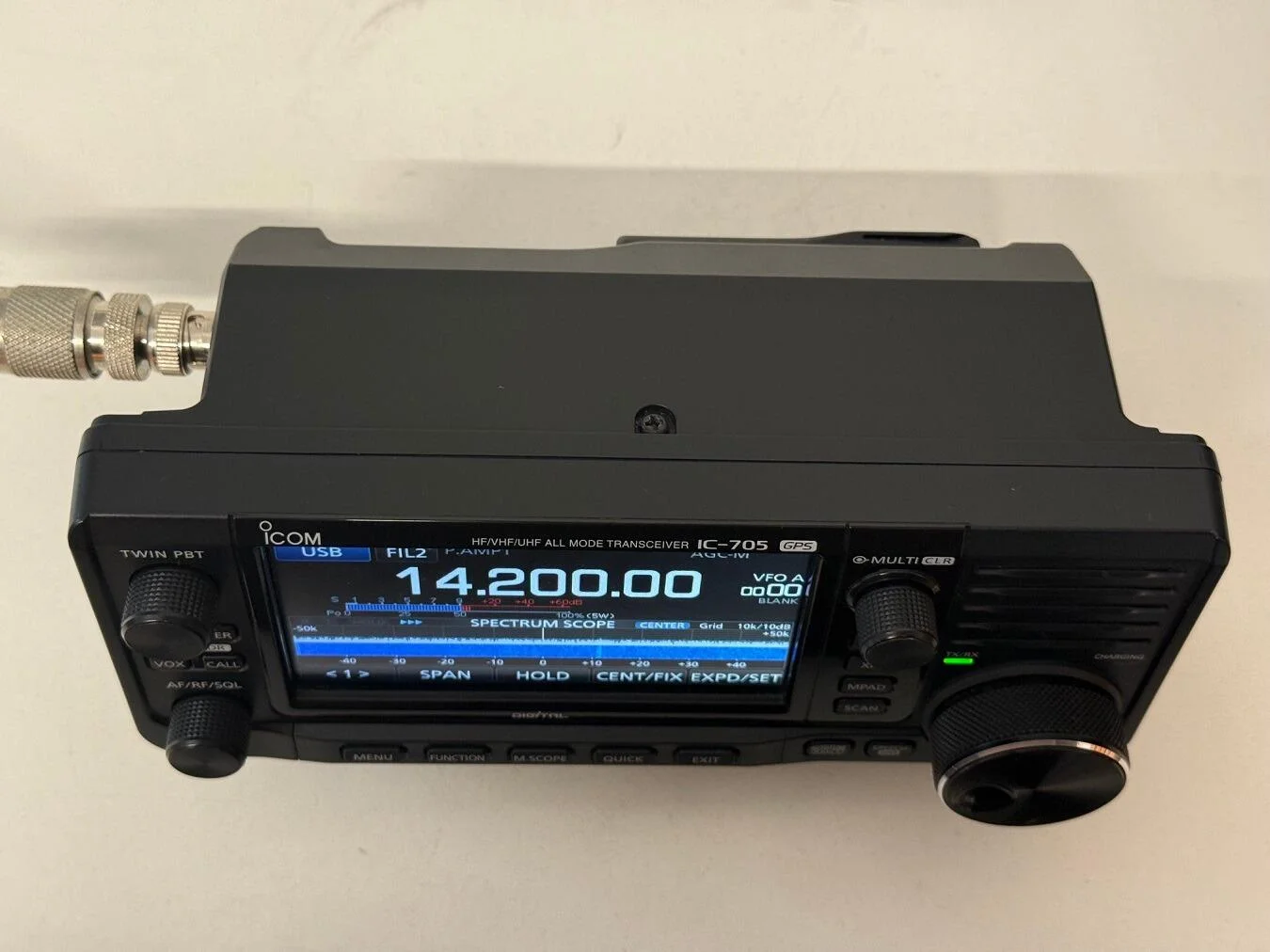 USED HF VHF UHF QRP TRANSCEIVER ICOM IC-705 - Image 7