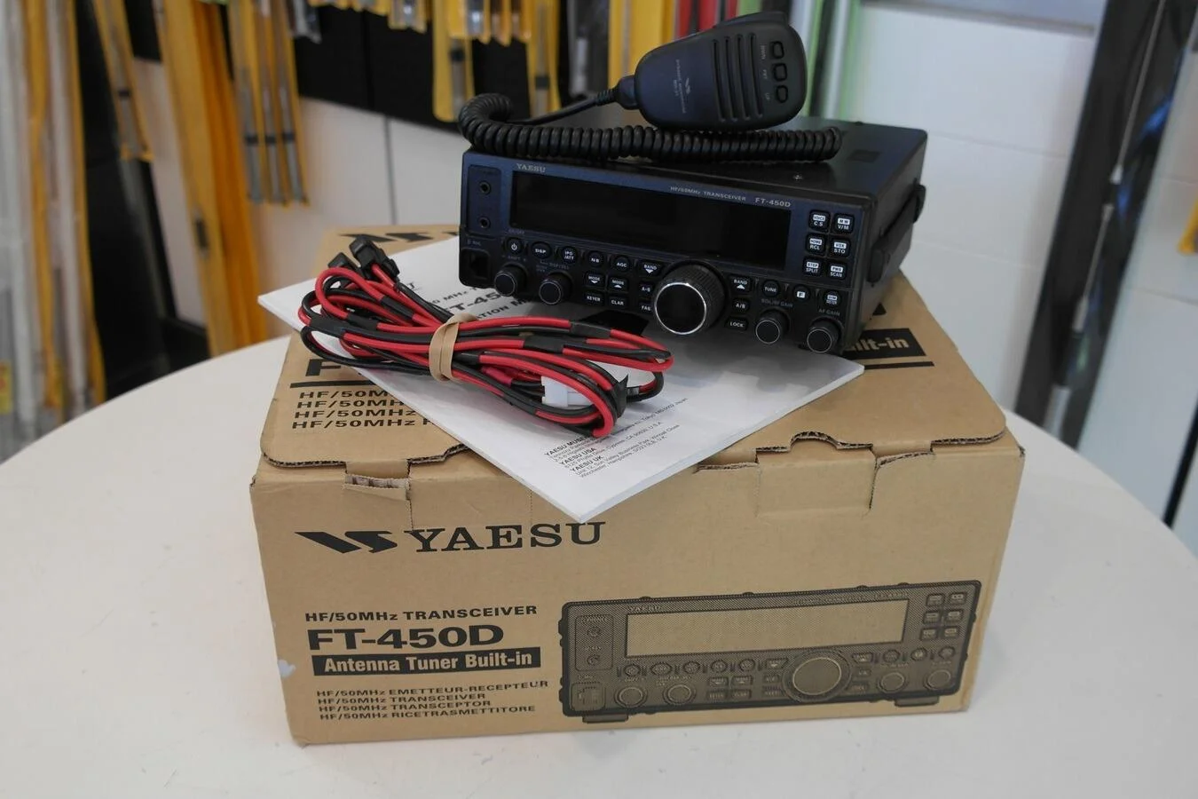 USED 100W WITH BUILT-IN ATU – FT-450D HF/6M TRANSCEIVER YAESU - Image 9